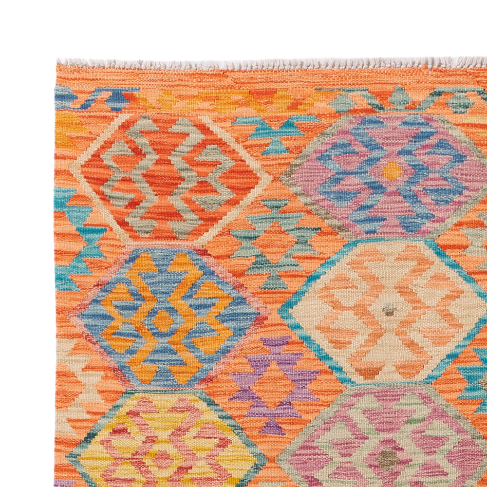 Kilim Maimana Teppe 195x149cm - Ullteppe