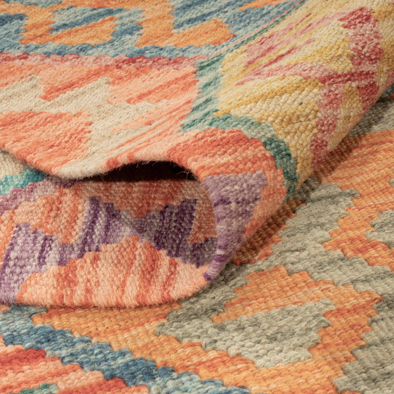 Kilim Maimana Teppe 195x149cm - Ullteppe