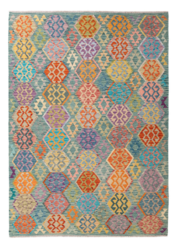 Kilim Maimana Teppe 252x179cm - Ullteppe