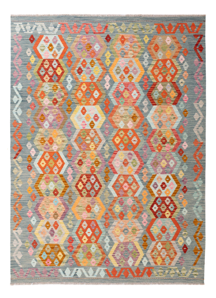 Kilim Maimana Teppe 242x178cm - Ullteppe