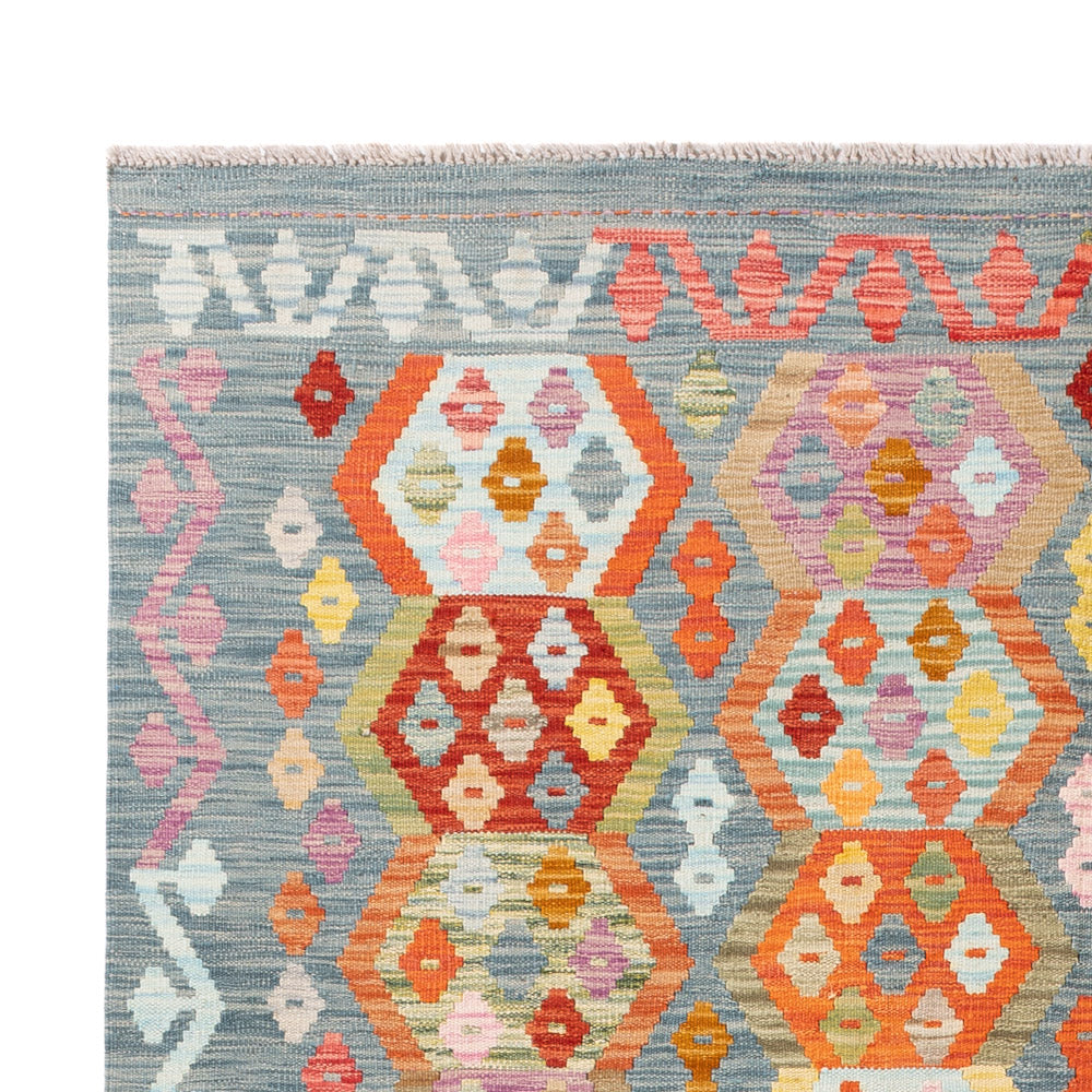 Kilim Maimana Teppe 242x178cm - Ullteppe