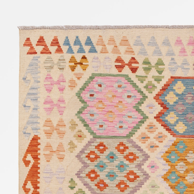 Kilim Maimana Teppe 258x176cm - Ullteppe