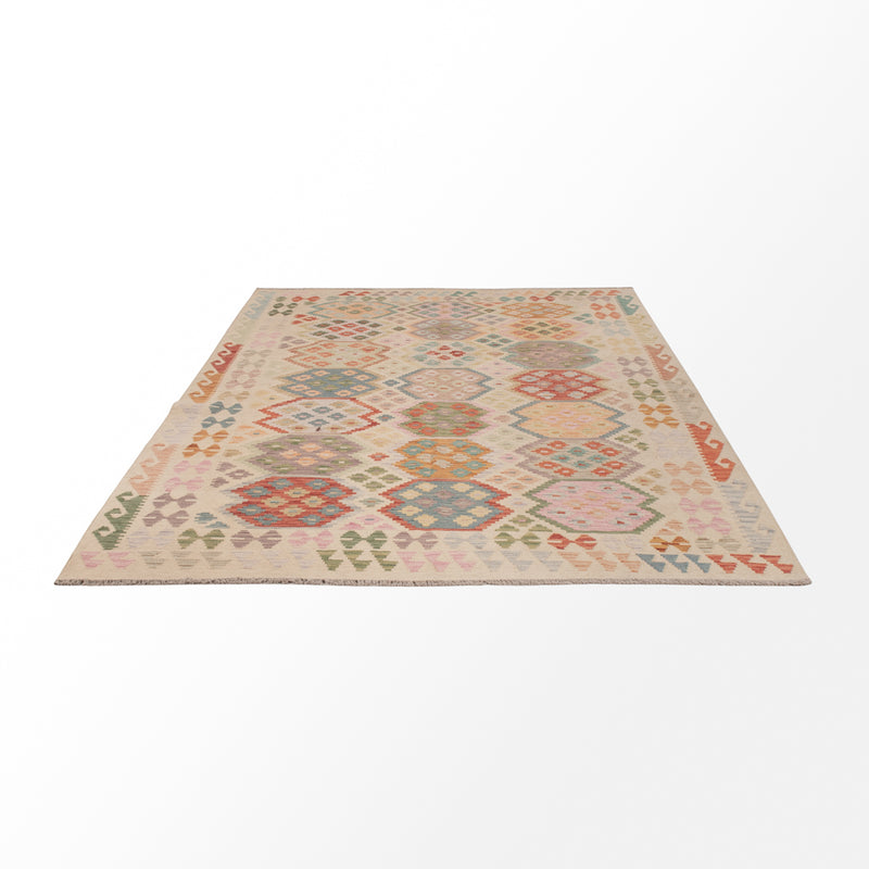 Kilim Maimana Teppe 258x176cm - Ullteppe