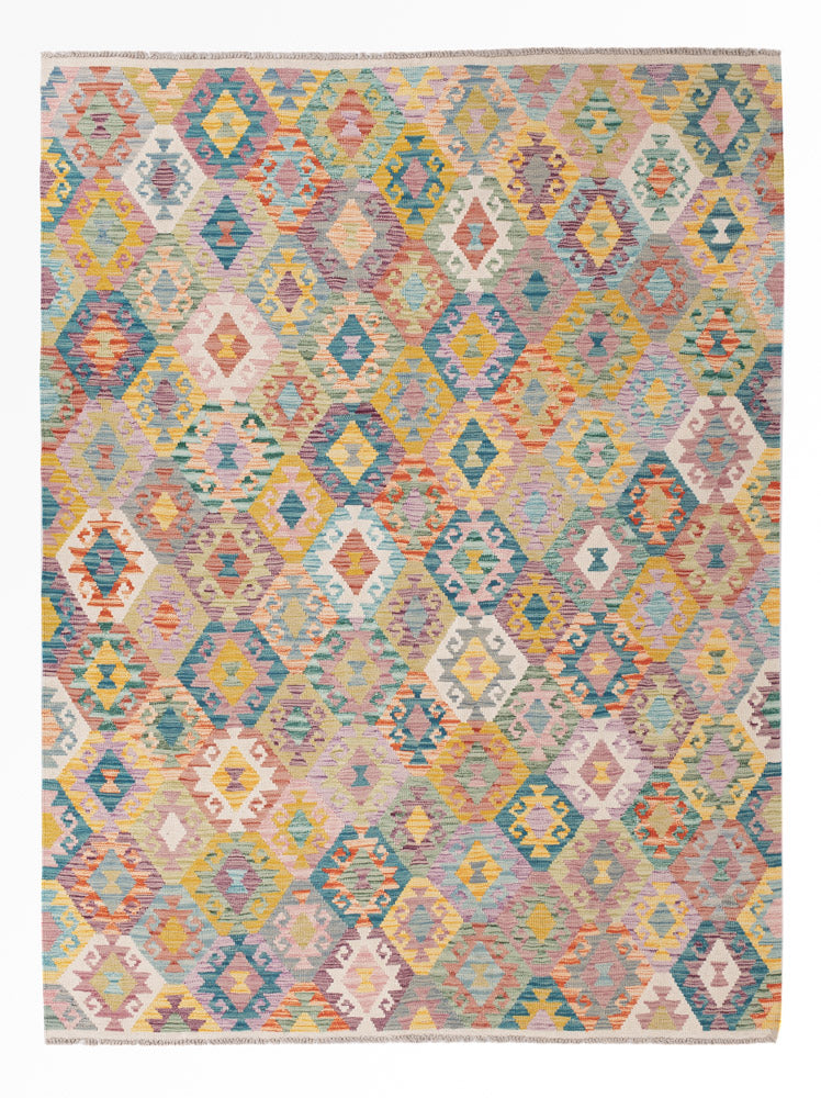 Kilim Maimana Teppe 241x182cm - Ullteppe