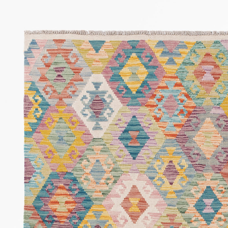 Kilim Maimana Teppe 241x182cm - Ullteppe