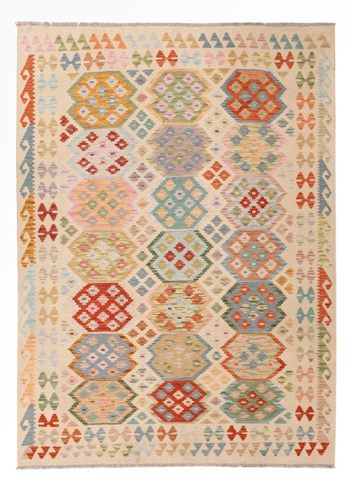 Kilim Maimana Teppe 253x178cm - Ullteppe
