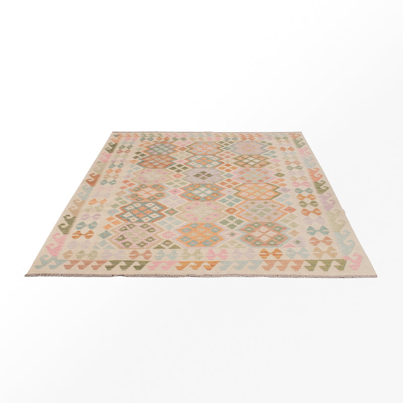 Kilim Maimana Teppe 245x184cm - Ullteppe