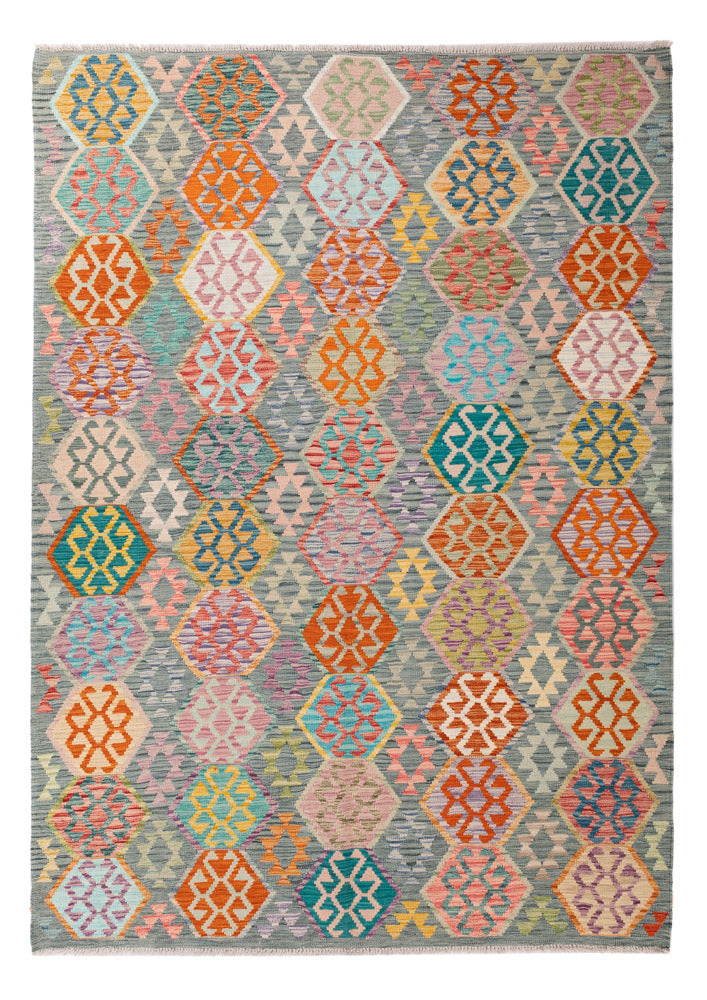Kilim Maimana Teppe 253x178cm - Ullteppe