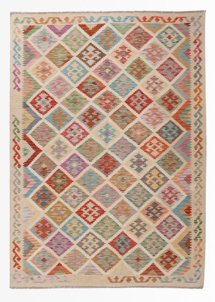 Kilim Maimana Teppe 243x170cm - Ullteppe