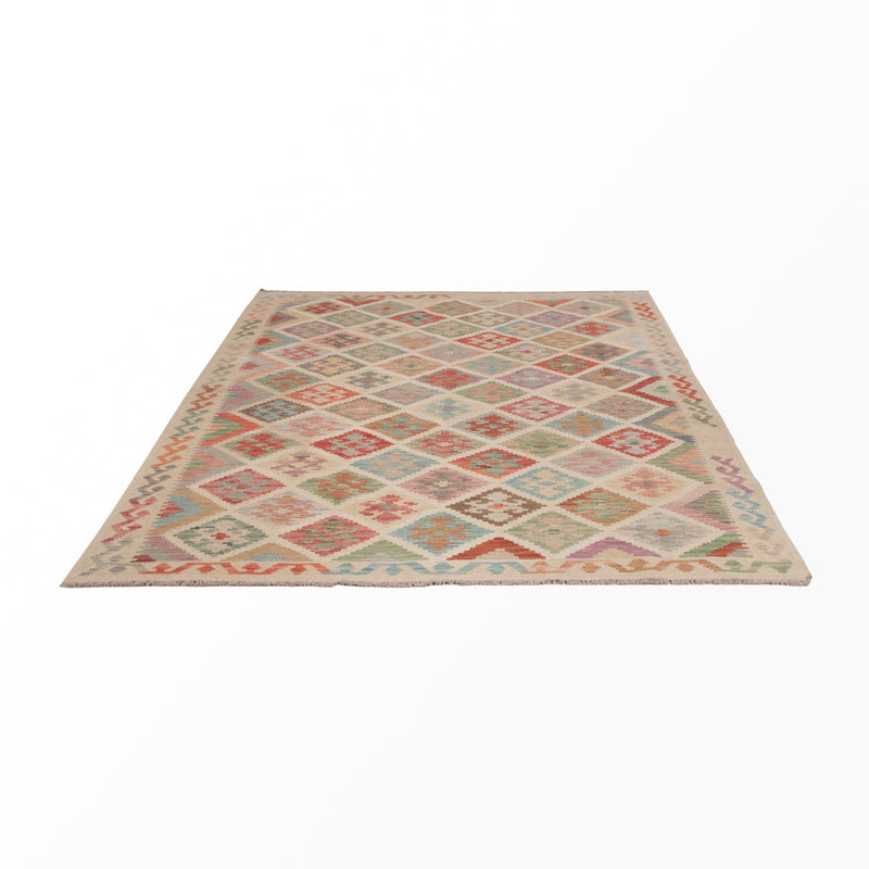 Kilim Maimana Teppe 243x170cm - Ullteppe