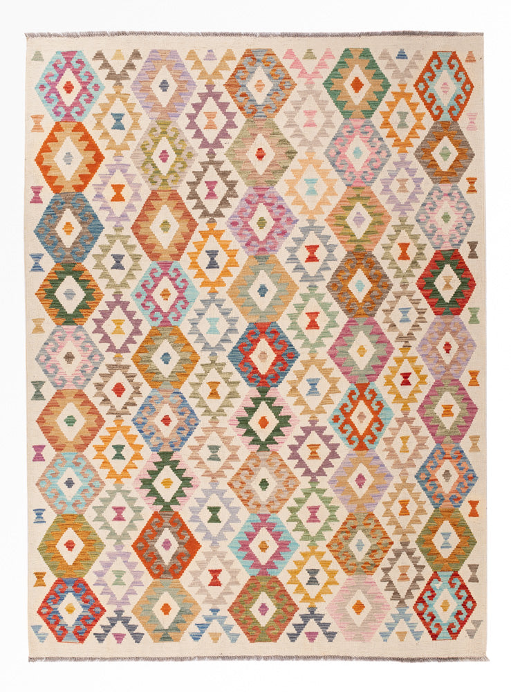 Kilim Maimana Teppe 241x178cm - Ullteppe