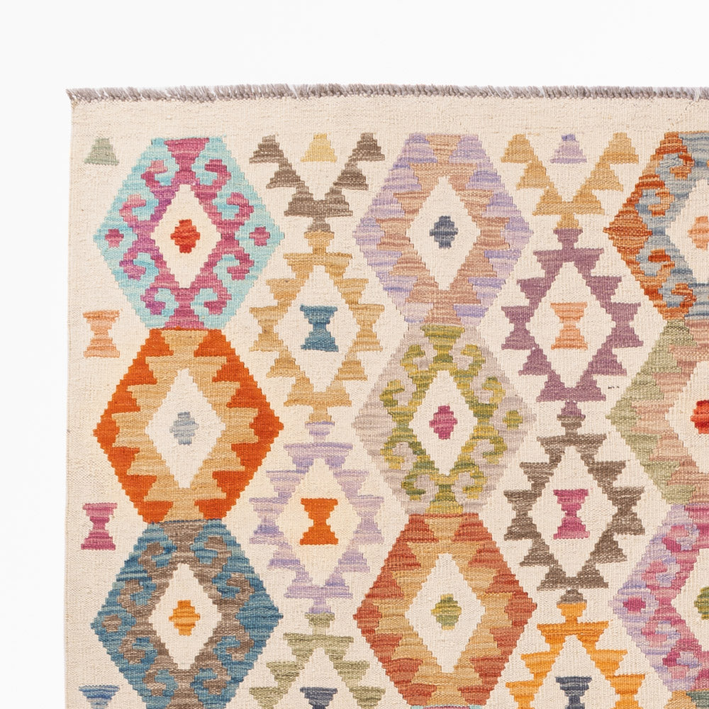 Kilim Maimana Teppe 241x178cm - Ullteppe