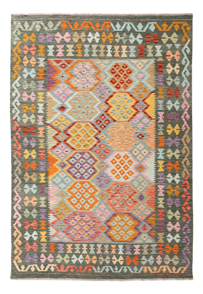 Kilim Maimana Teppe 243x173cm - Ullteppe