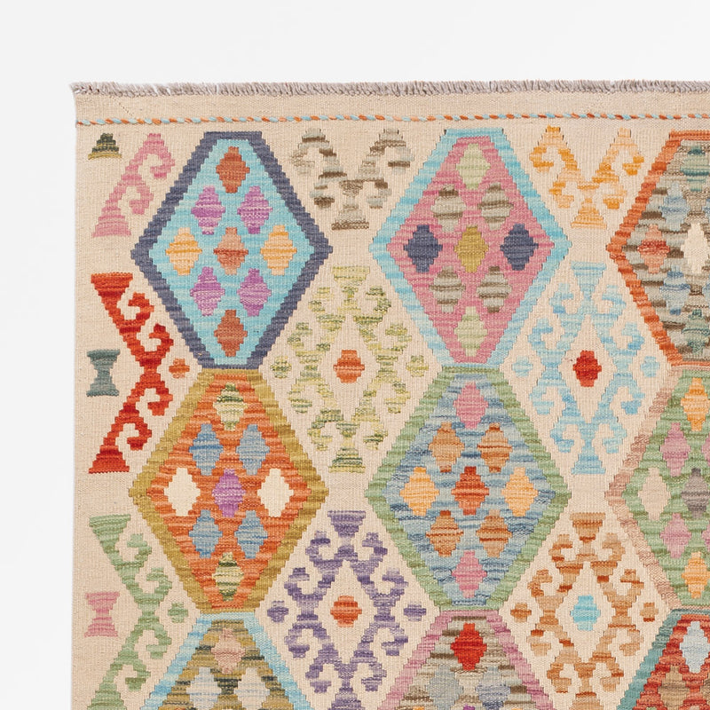 Kilim Maimana Teppe 251x179cm - Ullteppe