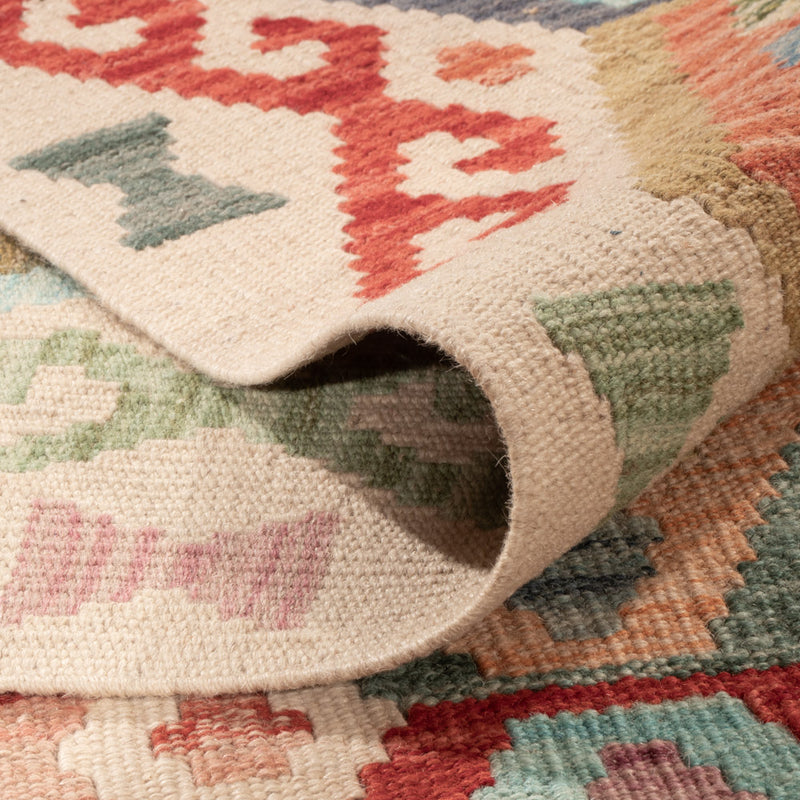 Kilim Maimana Teppe 251x179cm - Ullteppe