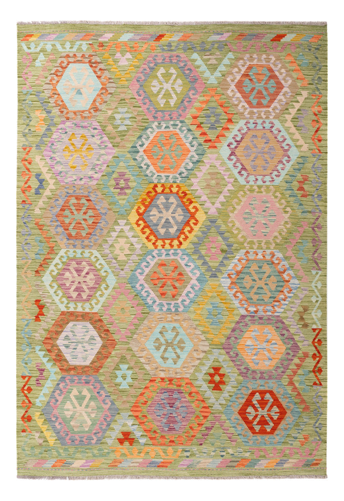 Kilim Maimana Teppe 252x178cm - Ullteppe