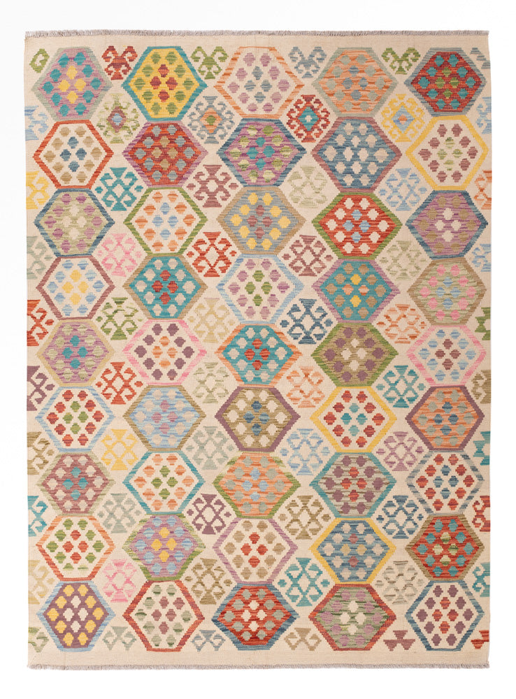 Kilim Maimana Teppe 176x235cm - Ullteppe