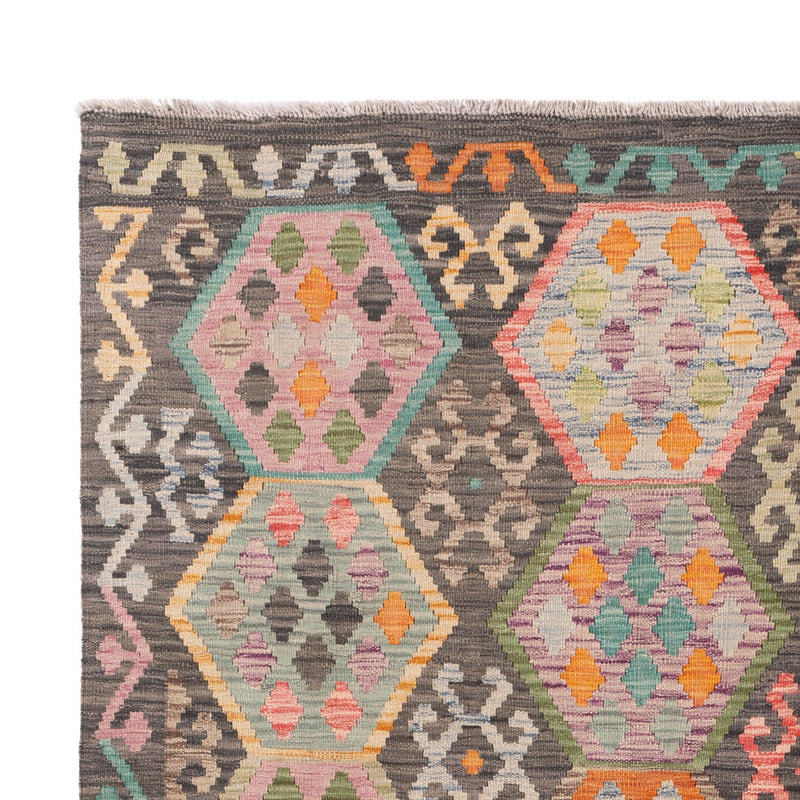 Kilim Maimana Teppe 185x241cm - Ullteppe