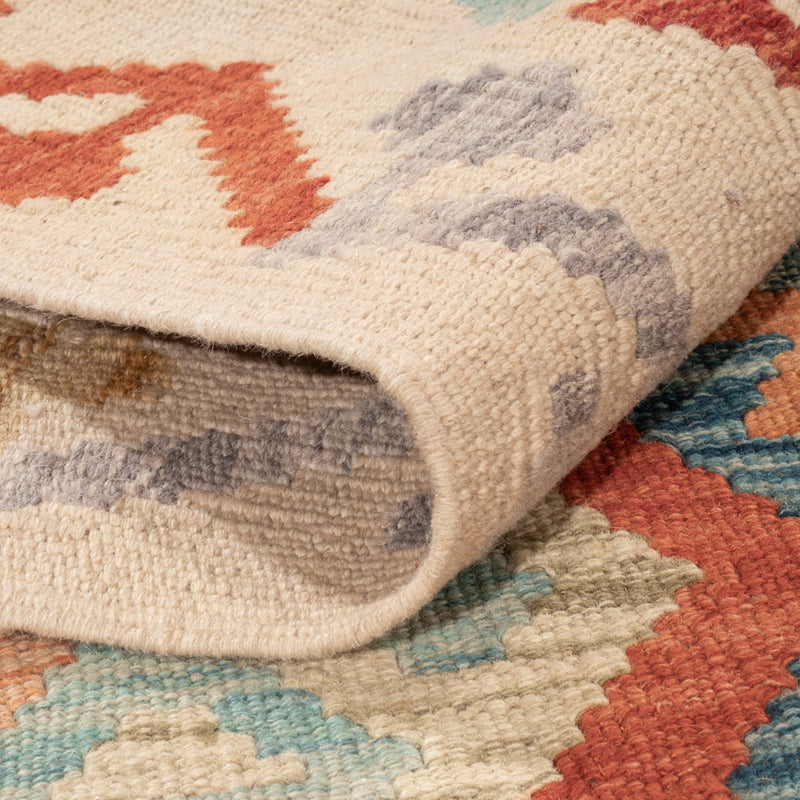 Kilim Maimana Teppe 241x178cm - Ullteppe