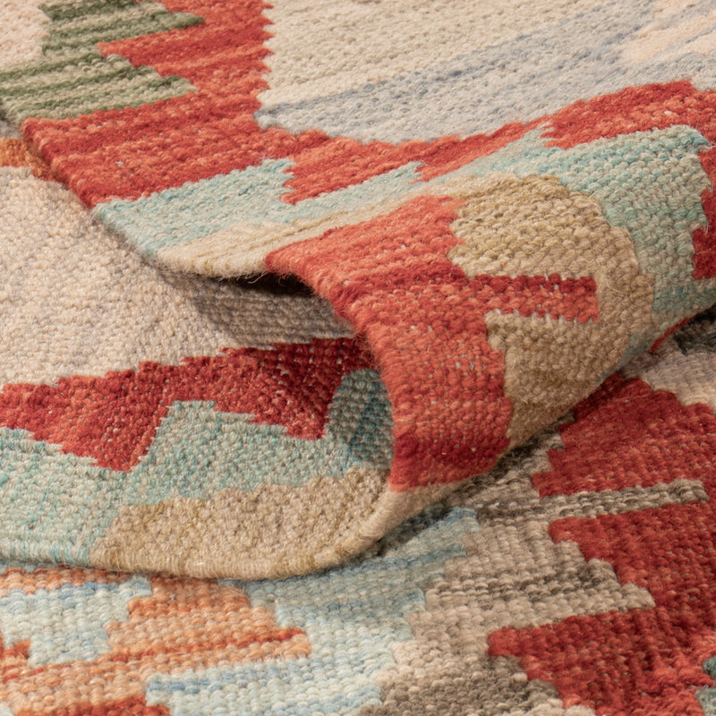 Kilim Maimana Teppe 241x178cm - Ullteppe
