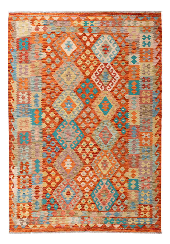 Kilim Maimana Teppe 242x173cm - Ullteppe
