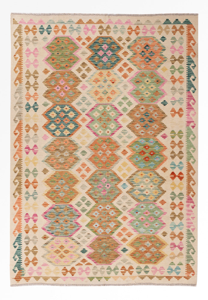 Kilim Maimana Teppe 244x170cm - Ullteppe