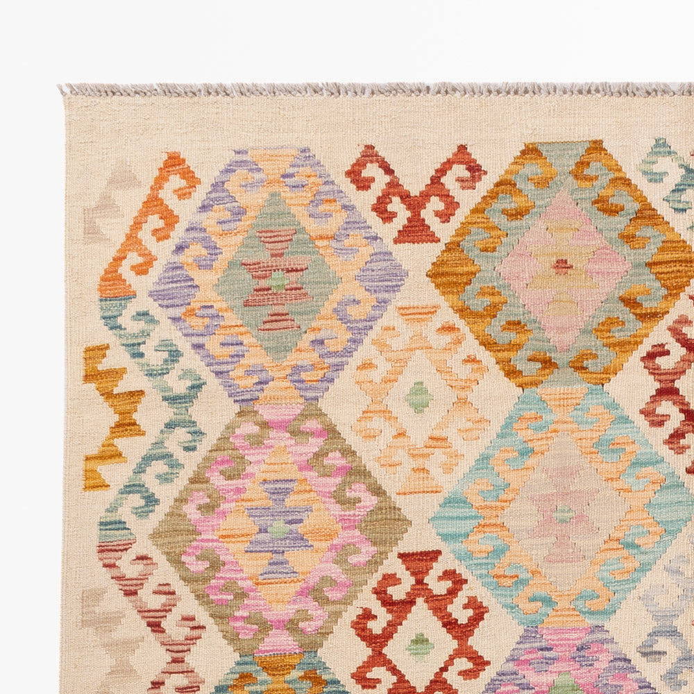 Kilim Maimana Teppe 244x171cm - Ullteppe