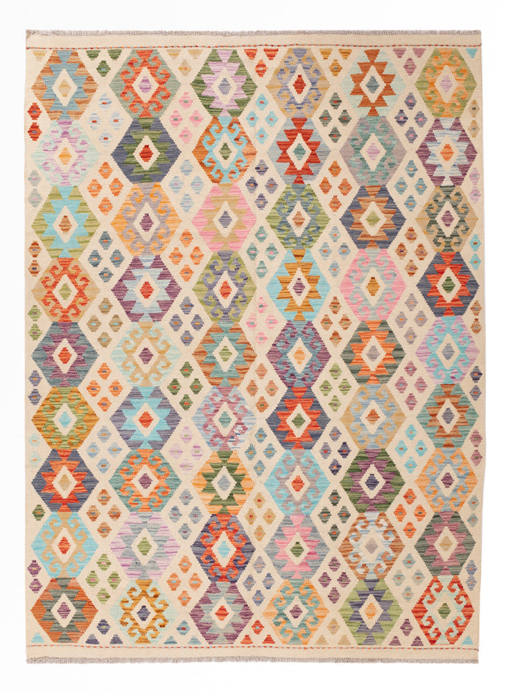 Kilim Maimana Teppe 241x180cm - Ullteppe