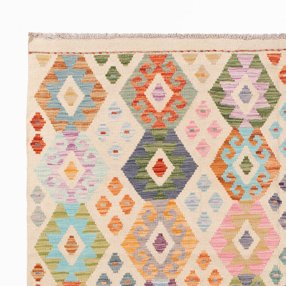 Kilim Maimana Teppe 241x180cm - Ullteppe