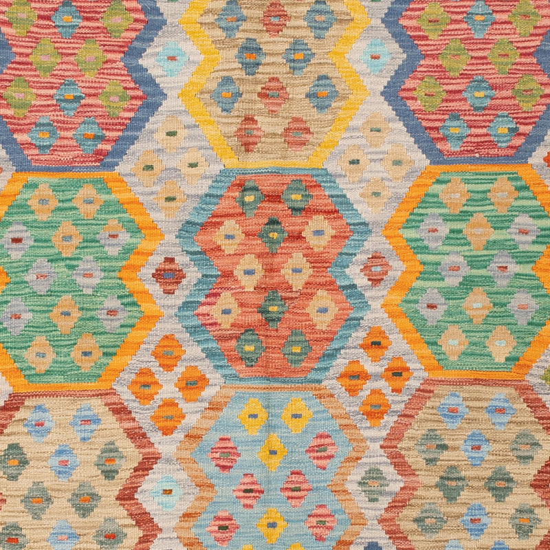 Kilim Maimana Teppe 255x181cm - Ullteppe