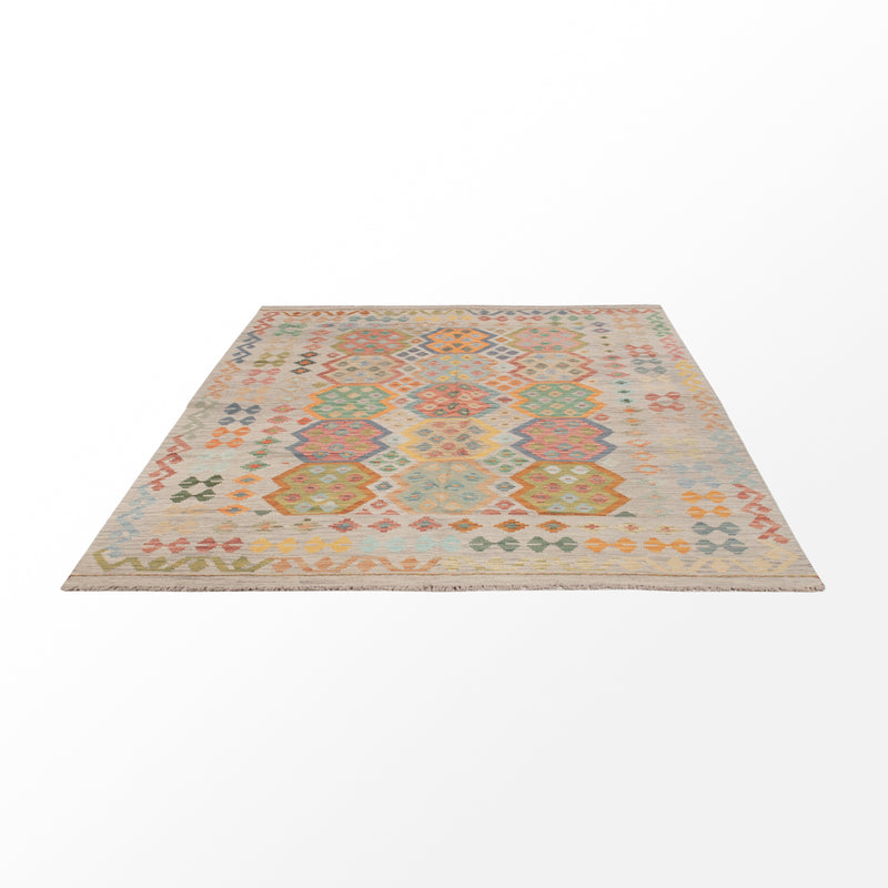 Kilim Maimana Teppe 255x181cm - Ullteppe