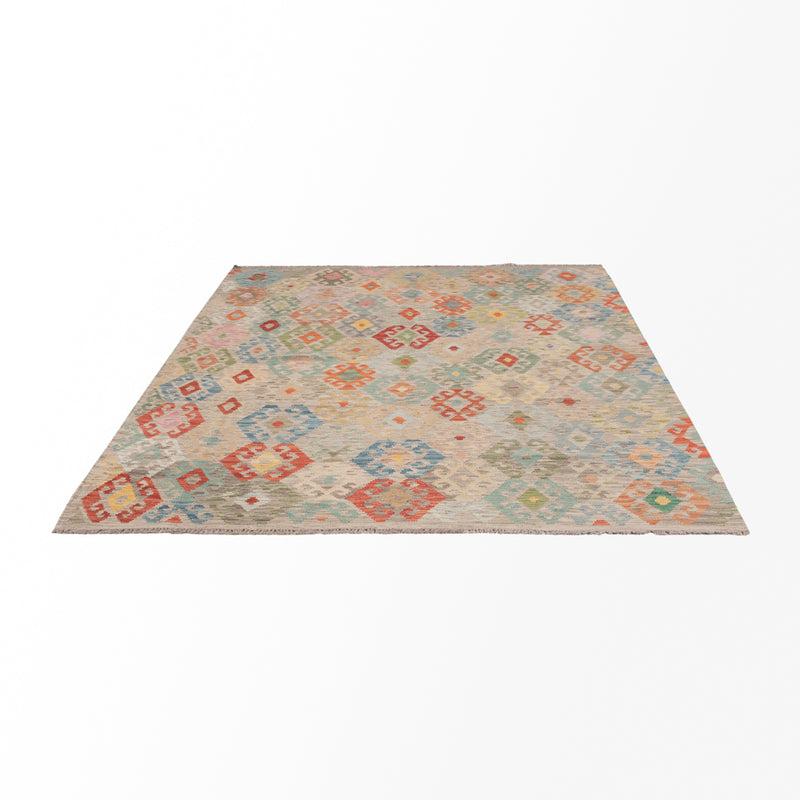 Kilim Maimana Teppe 252x185cm - Ullteppe
