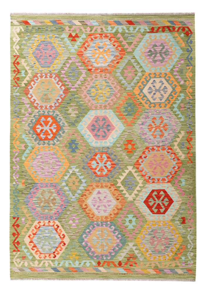 Kilim Maimana Teppe 249x177cm - Ullteppe