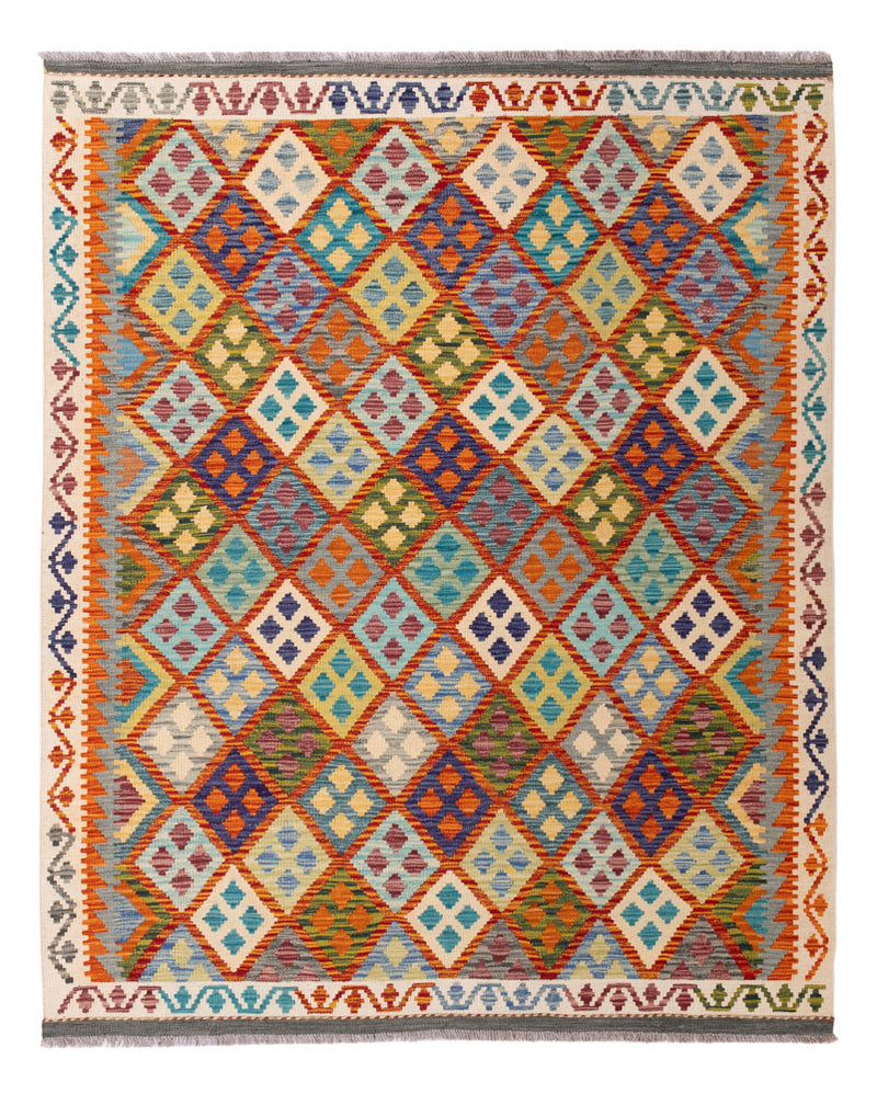 Kilim Maimana Teppe 197x158cm - Ullteppe