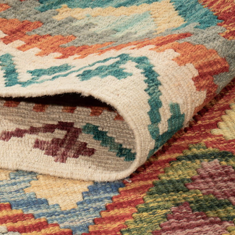 Kilim Maimana Teppe 197x158cm - Ullteppe
