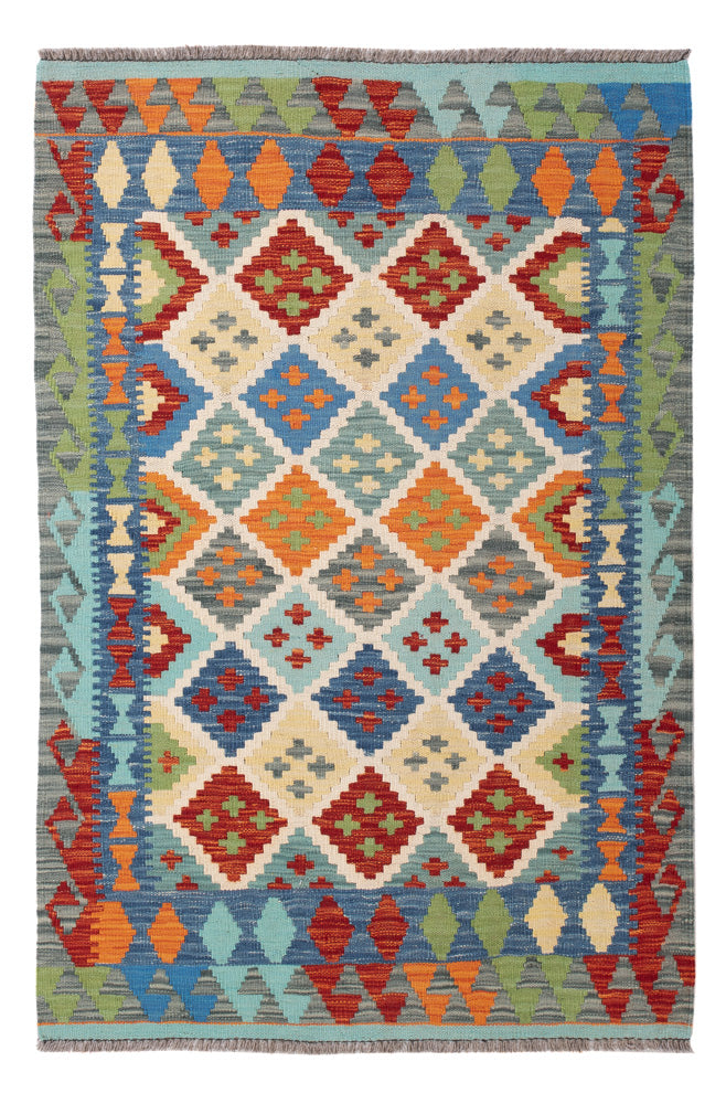 Kilim Maimana Teppe 148x100cm - Ullteppe