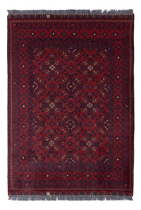 Afghansk teppe - 141 x 101 cm - rød – product image