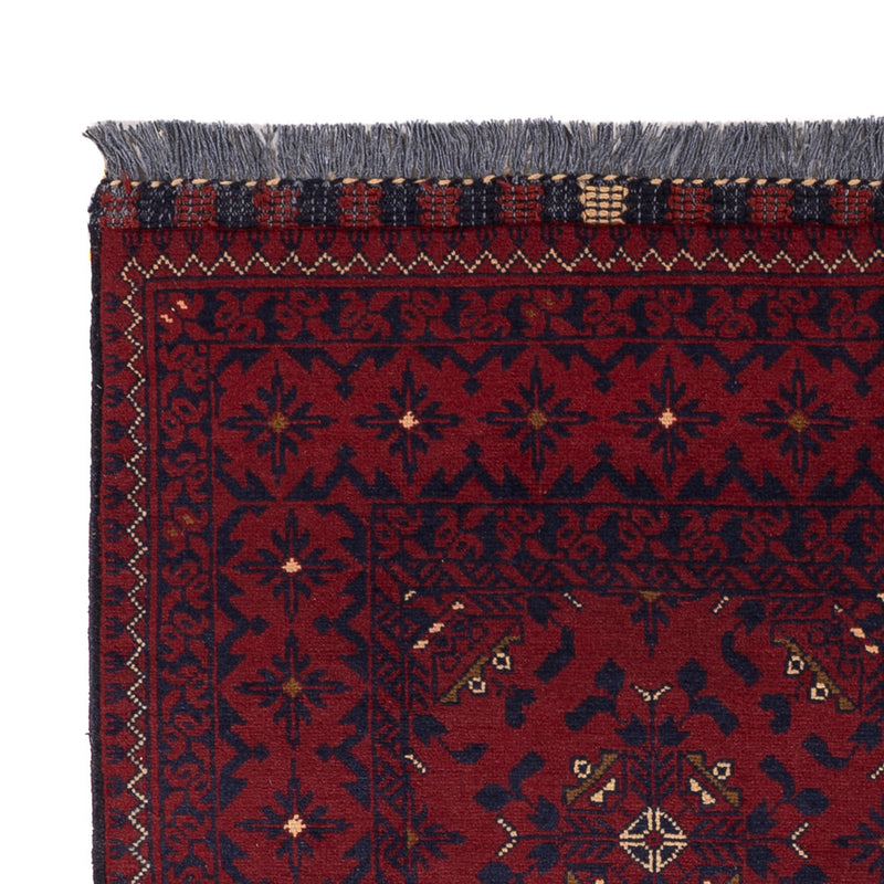 Afghansk teppe - 141 x 101 cm - rød
