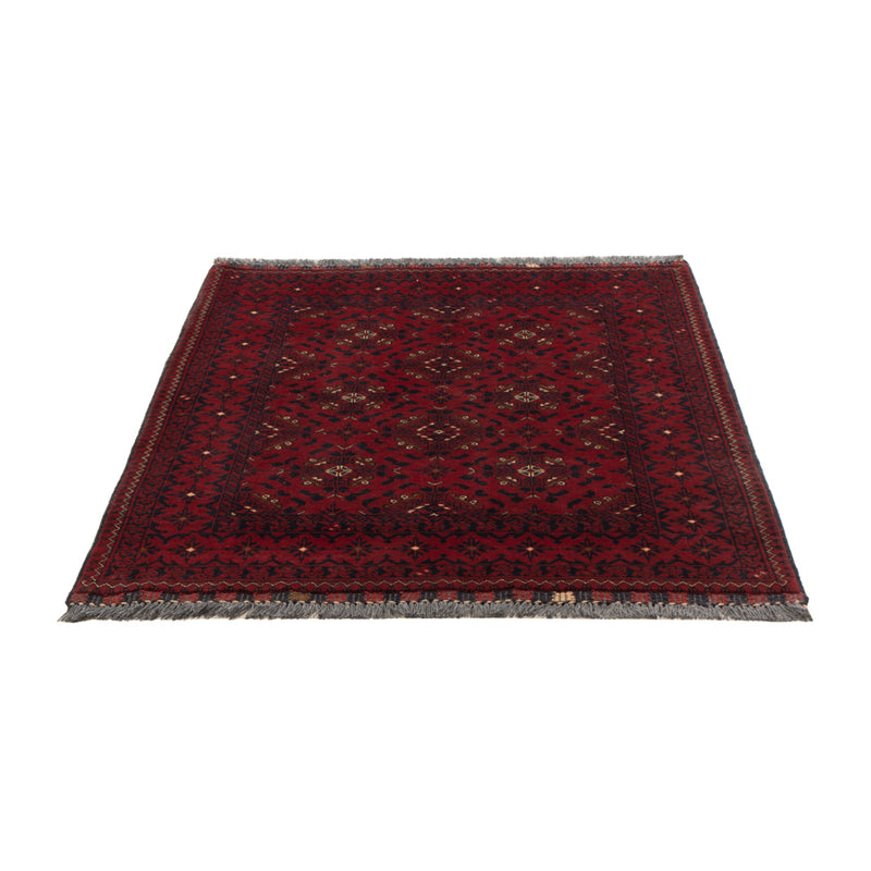 Afghansk teppe - 141 x 101 cm - rød