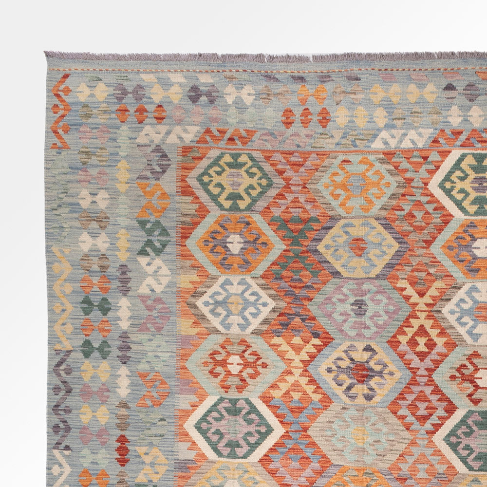 Kilim Maimana Teppe 392x315cm - Ullteppe