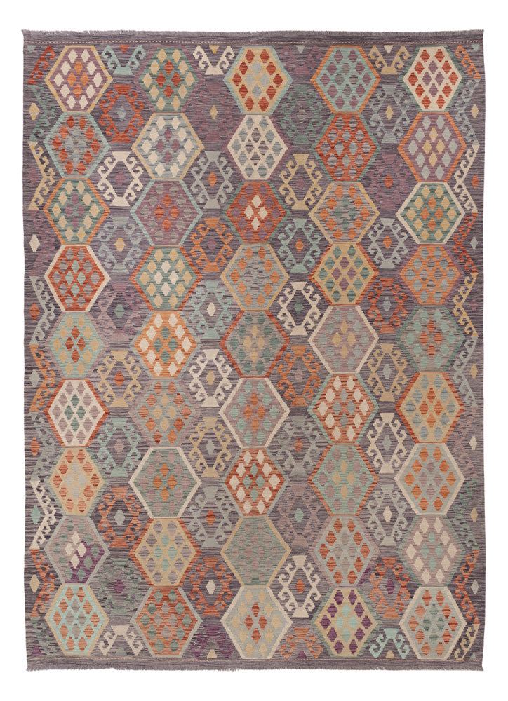 Kilim Maimana Teppe 262x356cm - Ullteppe