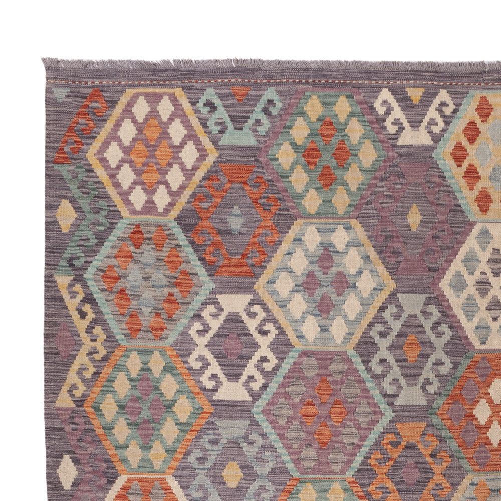 Kilim Maimana Teppe 262x356cm - Ullteppe