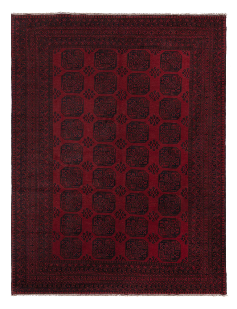 Afghansk teppe - Filpa - 338 x 258 cm - rød