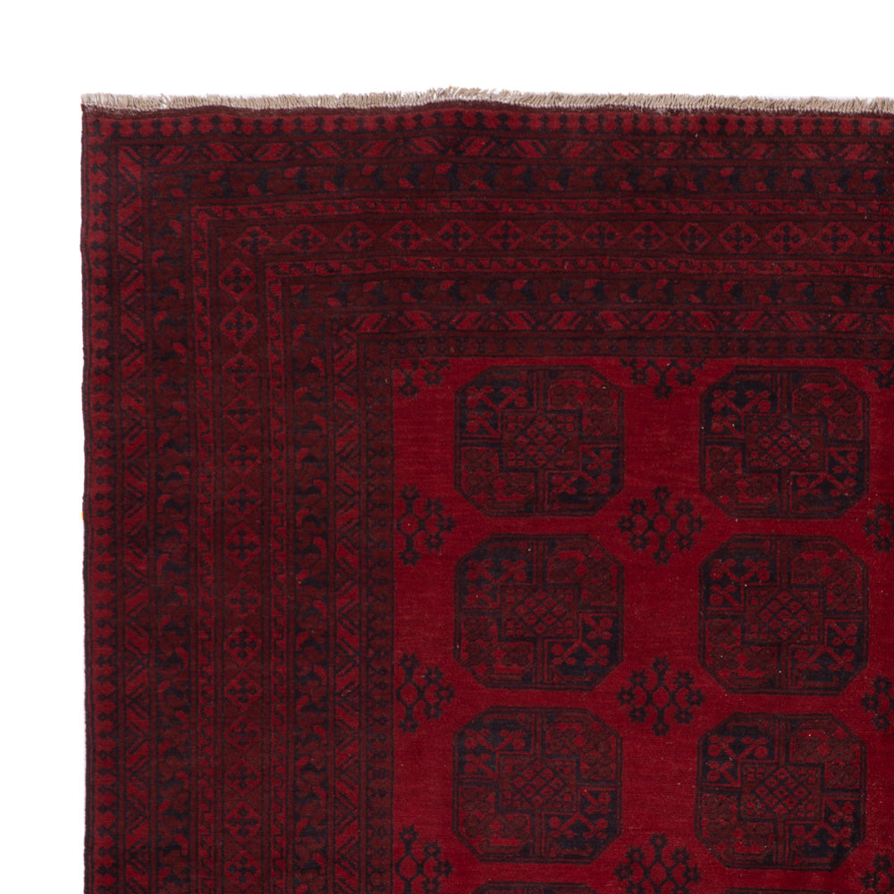 Afghansk teppe - Filpa - 338 x 258 cm - rød
