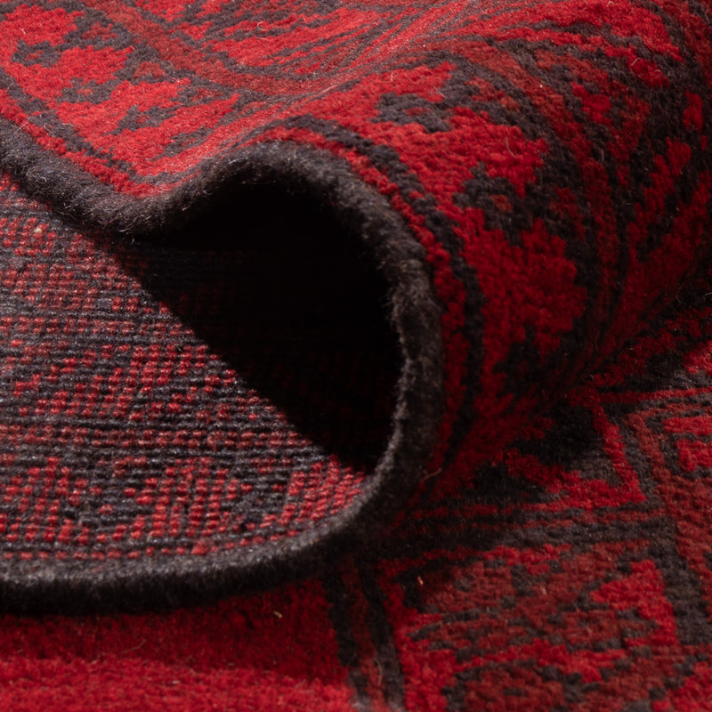 Afghansk teppe - Filpa - 338 x 258 cm - rød