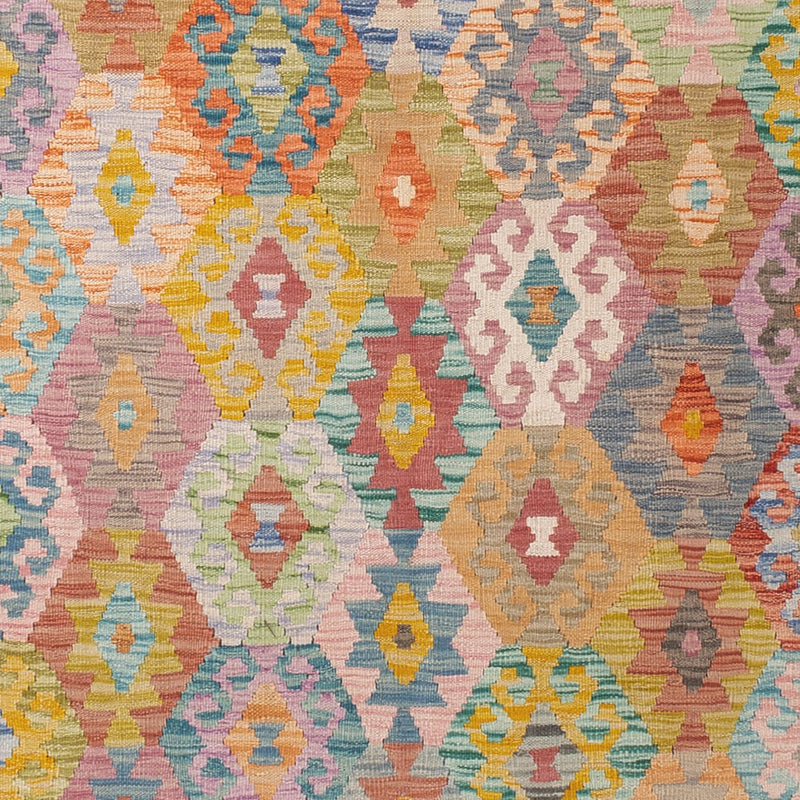 Kelimteppe - Splash - 347 x 254 cm - farget