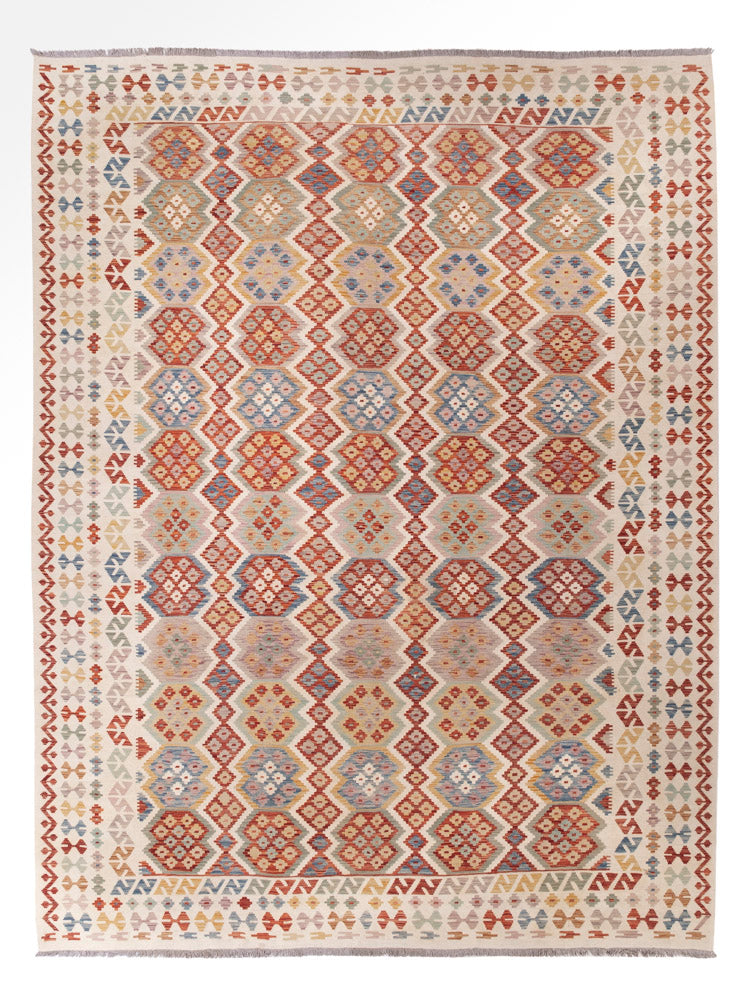 Kilim Maimana Teppe 403x306cm - Ullteppe