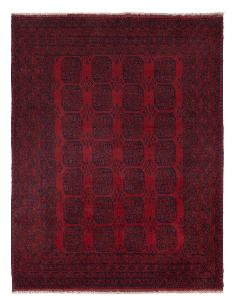 Afghansk teppe - Filpa - 344 x 265 cm - rød