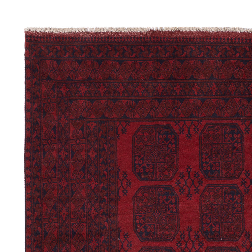 Afghansk teppe - Filpa - 344 x 265 cm - rød