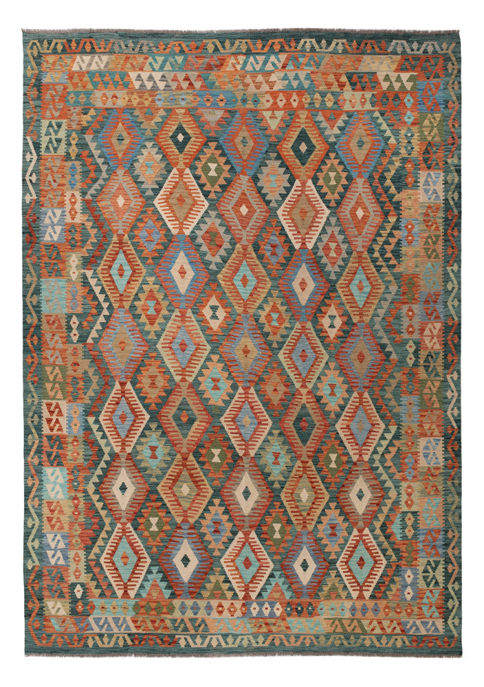 Kilim Maimana Teppe 353x251cm - Ullteppe
